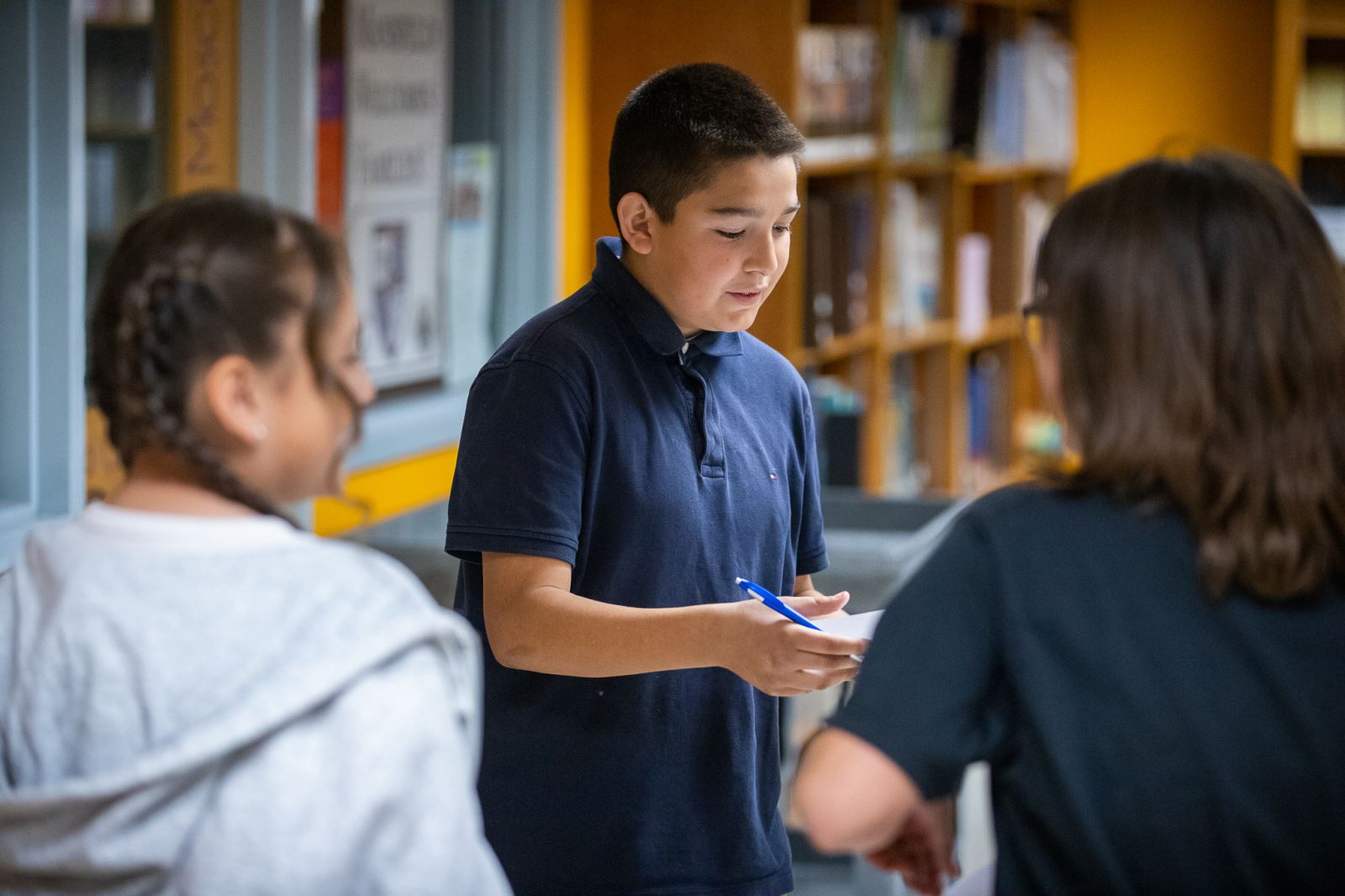 Students in hallway